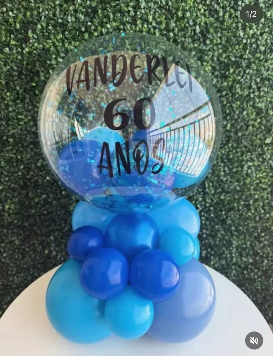 Balão Arranjo de Mesa