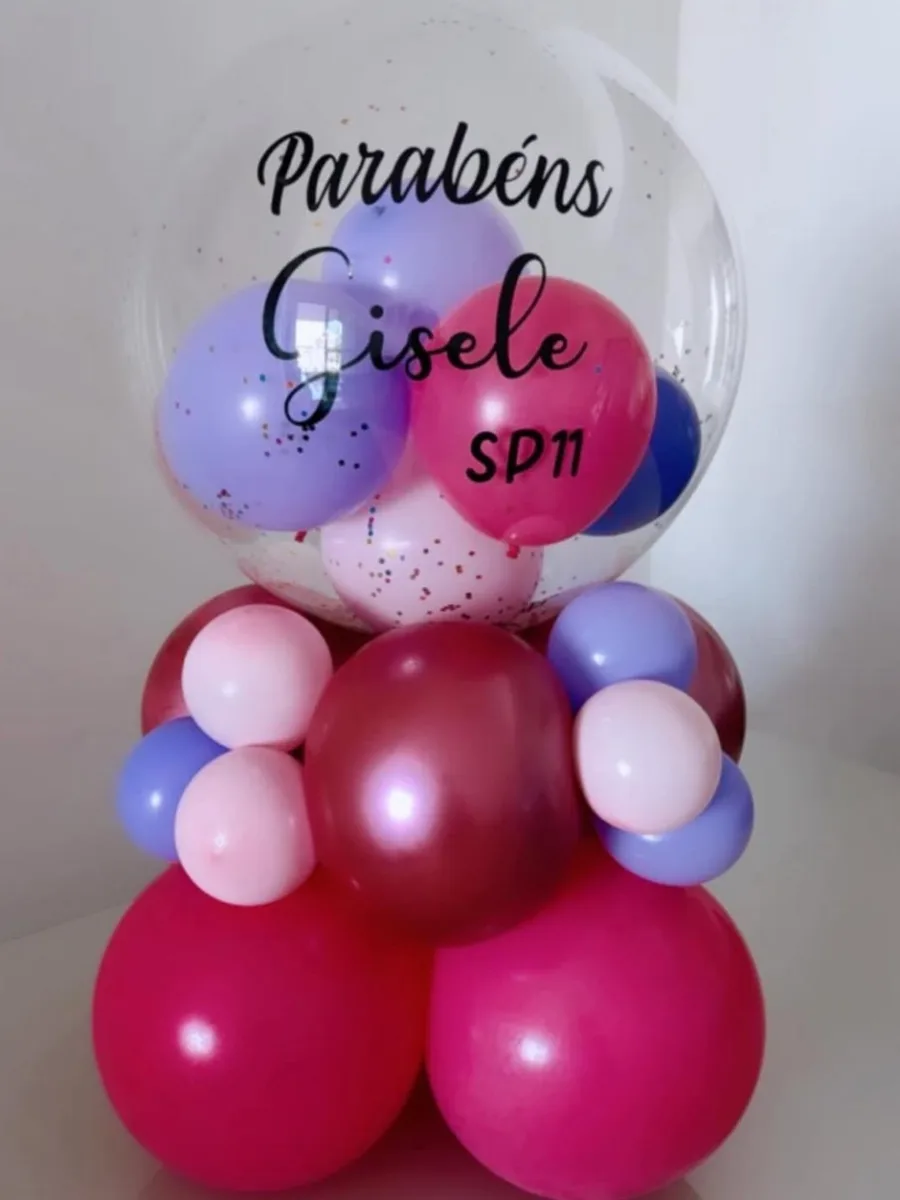 Balão Arranjo de Mesa